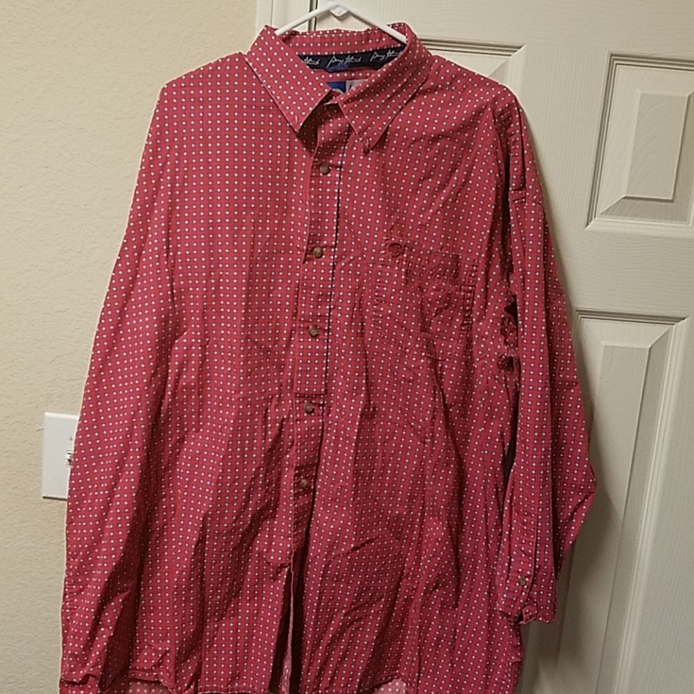 George Strait line Wrangler long sleeve shirt